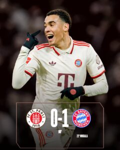 Bayern Munich Giành Chiến Thắng Nhẹ Nhà Trước St. Pauli, Musiala Tỏa Sáng